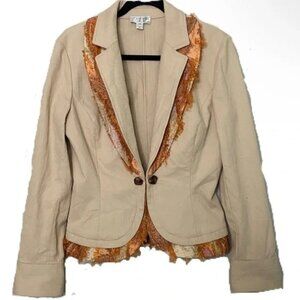 ST. JOHN SPORT by MARIE GRAY Cotton Blend Blazer